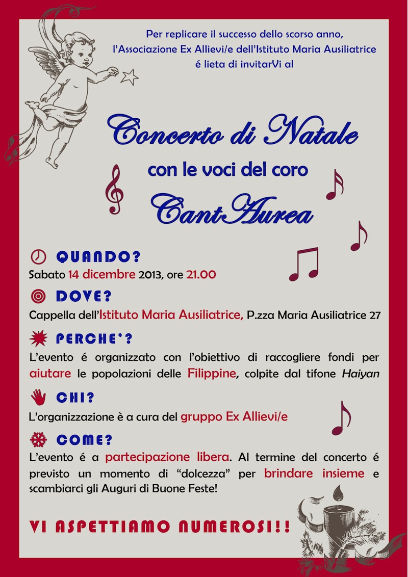 Concerto di Natale – Associazione Ex-Allievi/e